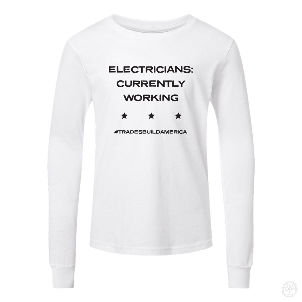 Electricians YOUTH Bella + Canvas CVC Long Sleeve Tee